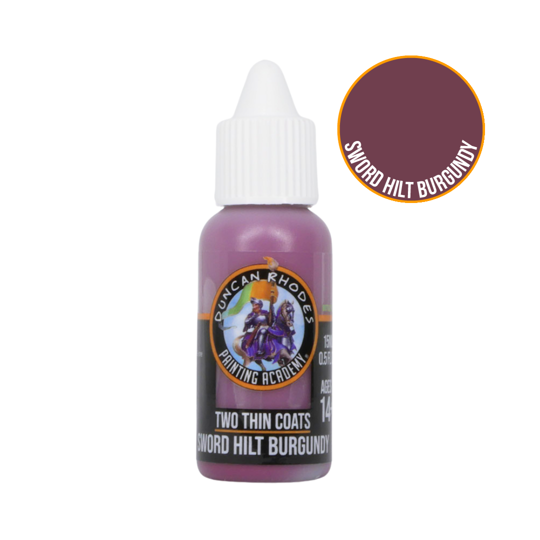 Two Thins Coats | Sword Hilt Burgundy | 15ml Individual Paint