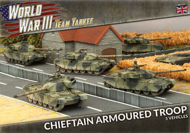 Team Yankee | British | Chieftain Armoured Troop | 15mm Plastic Unit