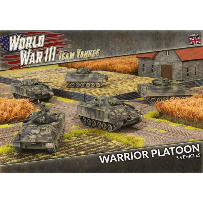 Team Yankee | British | Warrior Platoon | 15mm Plastic Unit