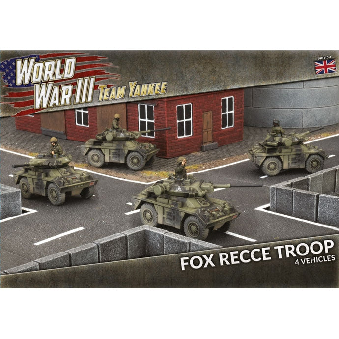 Team Yankee | British | Fox Recce Troop | 15mm Plastic Unit