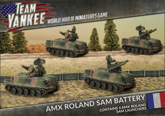 Team Yankee | French | AMX Roland SAM BAttery| 15mm Metal / Resin Unit