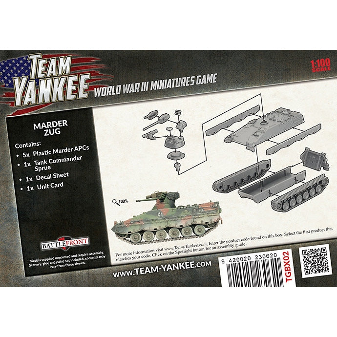 Team Yankee | German | Marder ZUG | 15mm Plastic Unit