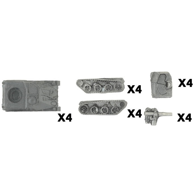 Team Yankee | German | Wiesel TOW Panzerabwehr Zug | 15mm Metal Blister Pack