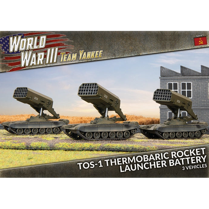 Team Yankee | Soviet | TOS-1 Thermobaric Rocket Launcher Battery | 15mm Plastic / Resin Unit