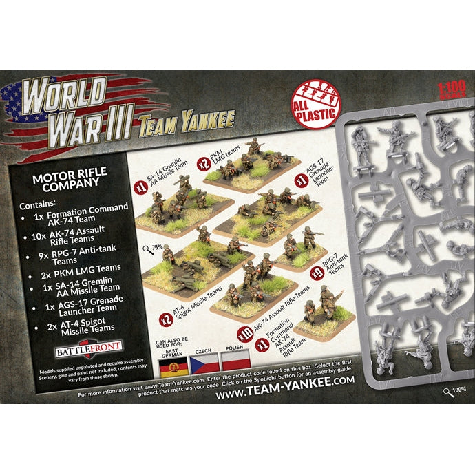 Team Yankee | Soviet | Motor Rifle Company | 15mm Plastic Unit