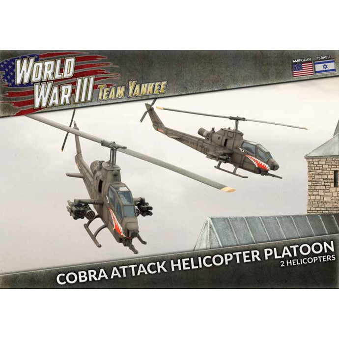 Team Yankee | American | Cobra Attack Helicopter Platoon | 15mm Plastic Unit