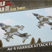 Team Yankee | American | AV-8 Harrier Attack Flight | 15mm Plastic Unit