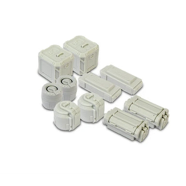 Tabletop Scenics | Sci-Fi Utopia | Cargo Accessories | 28mm Resin Blister Pack