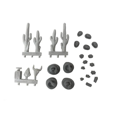 Tabletop Scenics | Wild West Accessories | 28mm Resin Blister Pack