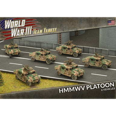 Team Yankee | American | HMMWV Platoon | 15mm Plastic Unit