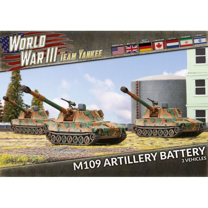 Team Yankee | American | M109 Artillery Battery | 15mm Plastic Unit
