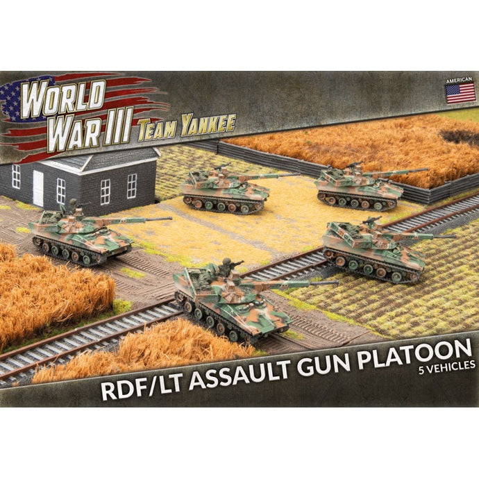 Team Yankee | American | RDF / LT Assault Gun Platoon | 15mm Resin / Metal Unit