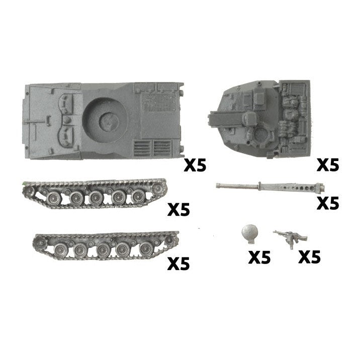 Team Yankee | American | RDF / LT Assault Gun Platoon | 15mm Resin / Metal Unit