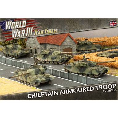 Team Yankee | British | Chieftain Armoured Troop | 15mm Plastic Unit