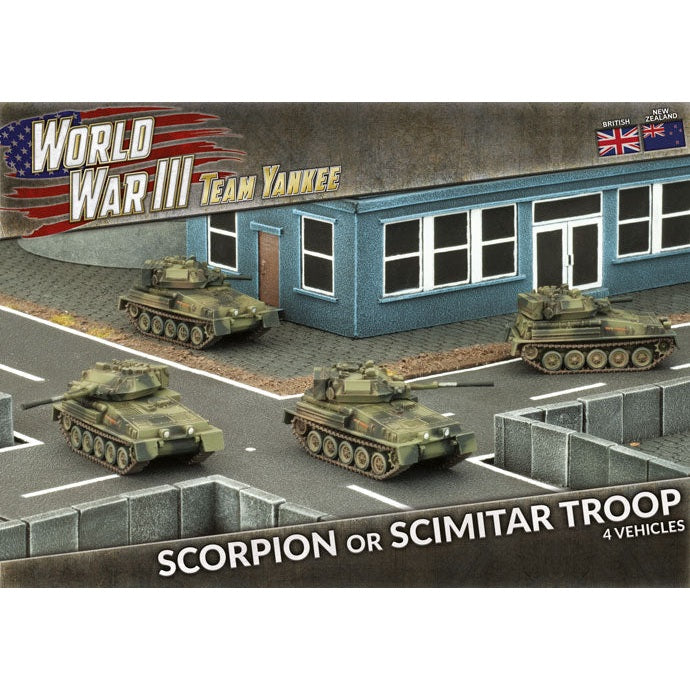 Team Yankee | British | Scorpion or Scimitar Troop | 15mm Plastic Unit