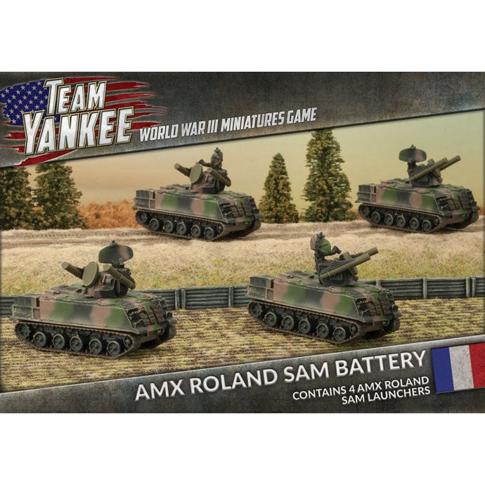 Team Yankee | French | AMX Roland SAM BAttery| 15mm Metal / Resin Unit