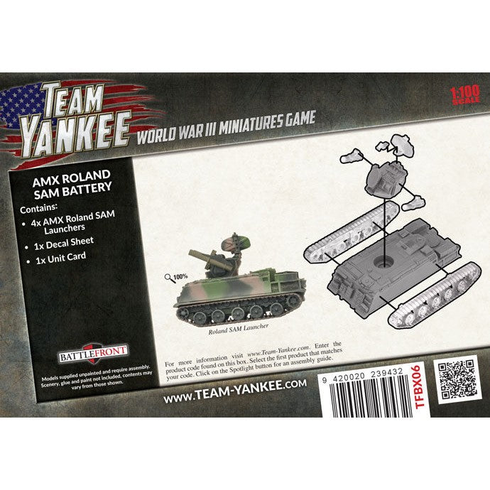 Team Yankee | French | AMX Roland SAM BAttery| 15mm Metal / Resin Unit