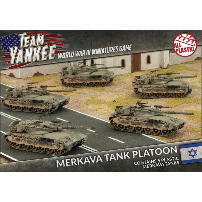 Team Yankee | Israeli | Merkava Tank Platoon IDF | 15mm Plastic Unit