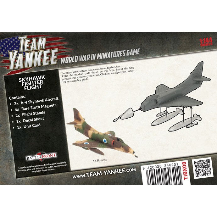 Team Yankee | Israeli | Skyhawk Fighter Flight | 15mm Plastic Unit