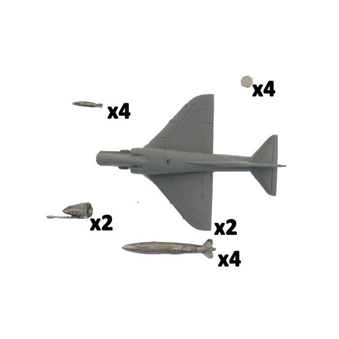 Team Yankee | Israeli | Skyhawk Fighter Flight | 15mm Plastic Unit