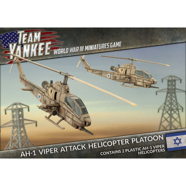 Team Yankee | Israeli | Viper Helicopter Platoon | 15mm Plastic Unit