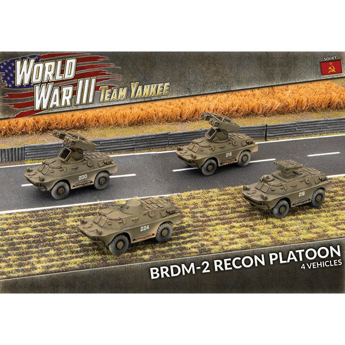 Team Yankee | Soviet | BDRM-2 Recon Platoon | 15mm Plastic Unit