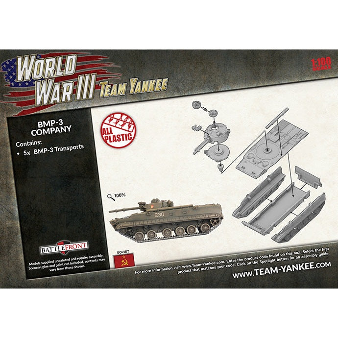 Team Yankee | Soviet | BMP-3 Company | 15mm Plastic Unit