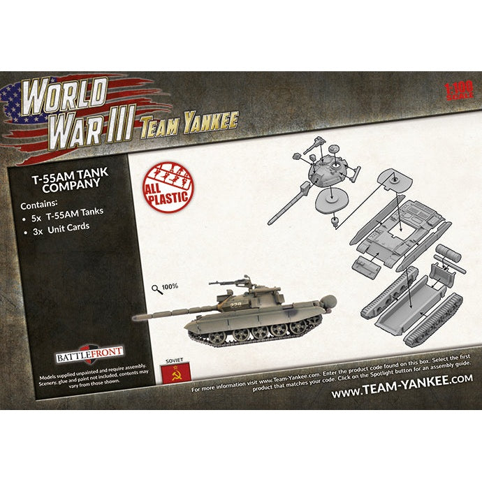 Team Yankee | Soviet | T-55 AM Tank Company | 15mm Plastic Unit