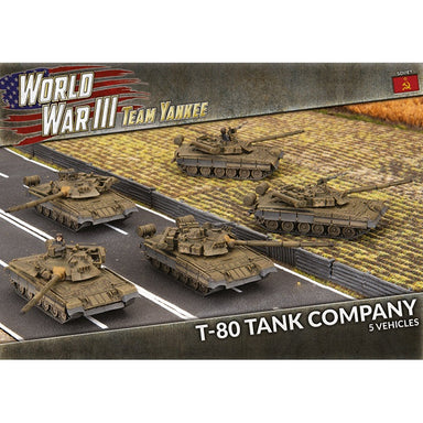 Team Yankee | Soviet | T-80 Tank Company | 15mm Plastic Unit
