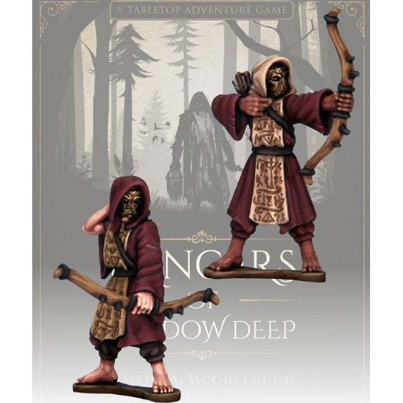 Rangers Of Shadow Deep | Monster Temple Guardian Archers | 28mm Metal Blister Pack | North Star Games | Miniature Kingdoms