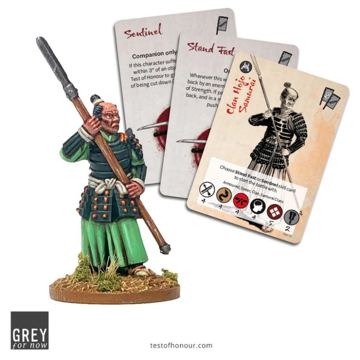 Test of Honour | Hojo Clan Samurai | 28mm Metal Small Box