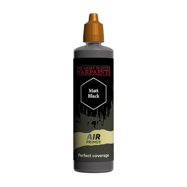 Army Painter | Matt Black Air Primer | 100ml Plastic Bottle