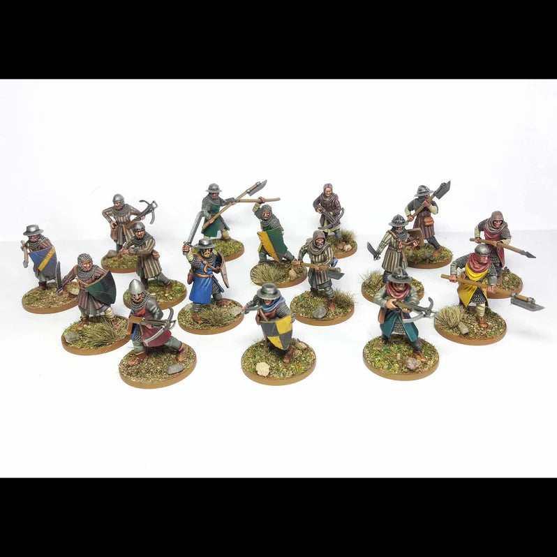 Wargames Atlantic | Age Of Chivalry | Foot Serjeants | 28mm Plastic Unit