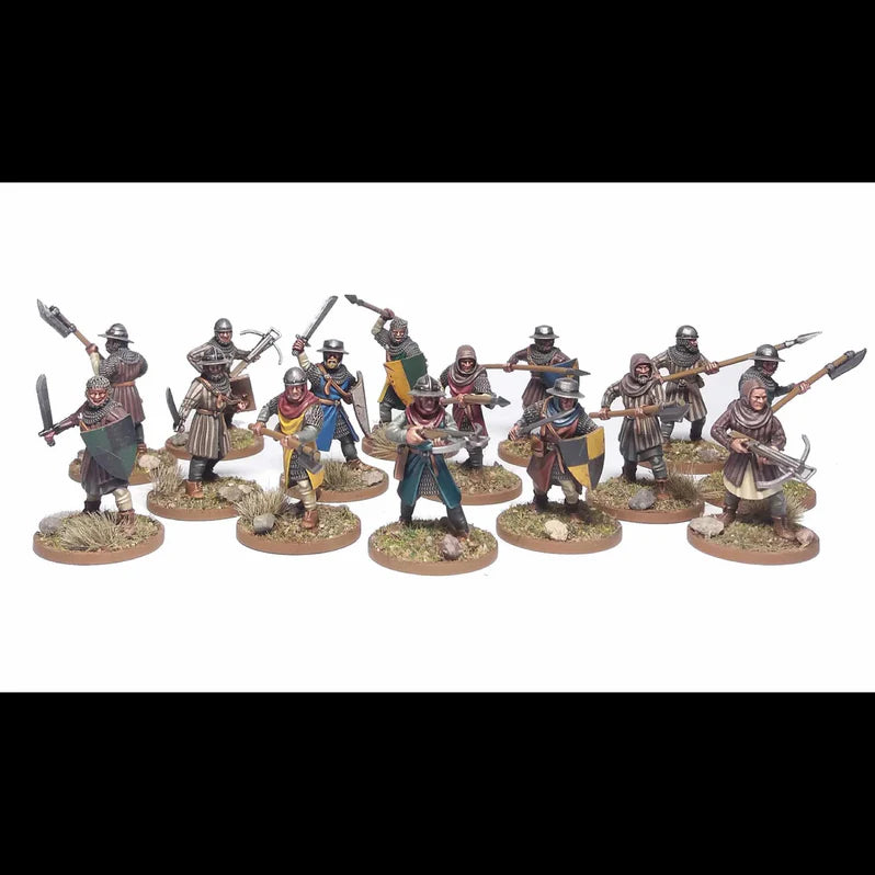 Wargames Atlantic | Age Of Chivalry | Foot Serjeants | 28mm Plastic Unit