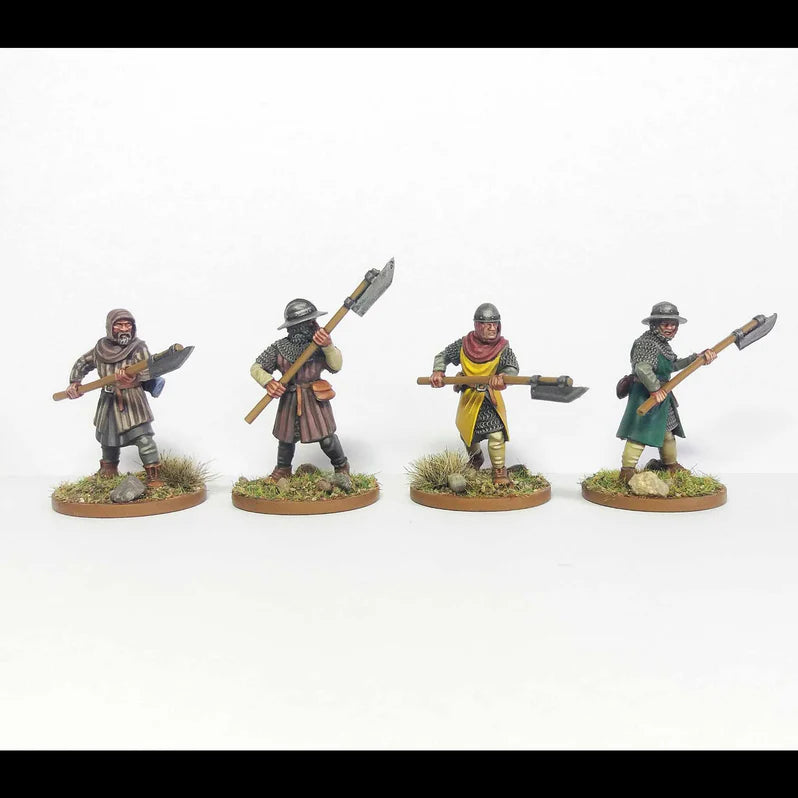 Wargames Atlantic | Age Of Chivalry | Foot Serjeants | 28mm Plastic Unit