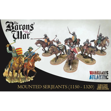 Age Of Chivalry / Baron's War | Mounted Serjeants | 28mm Plastic Unit