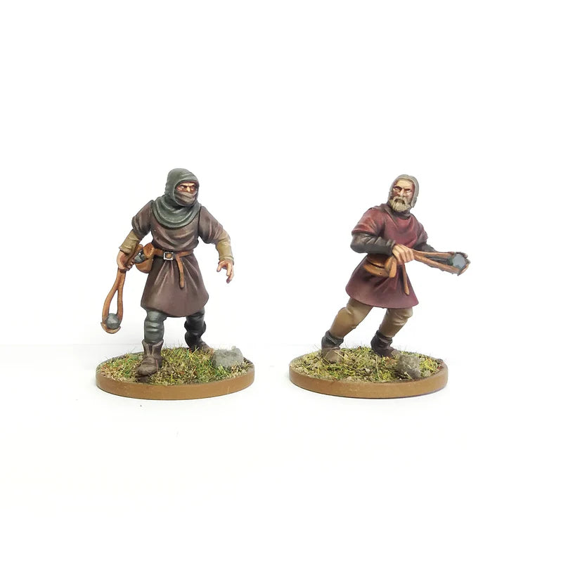 Wargames Atlantic | Age Of Chivalry | Peasant Levy 1100-1350 | 28mm Plastic Unit