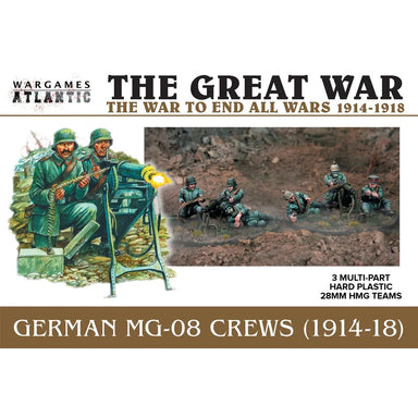 Wargames Atlantic | The Great War | German MG-08 Crews 1914-1918 | Plastic Unit