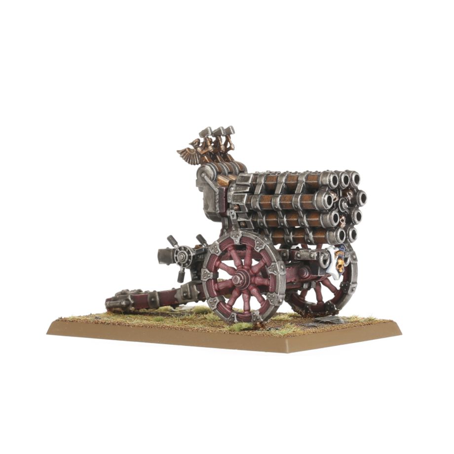 The Old World | Empire of Man | Hellblaster Volley Gun & Hellstorm Rocket Battery | Plastic Unit Box