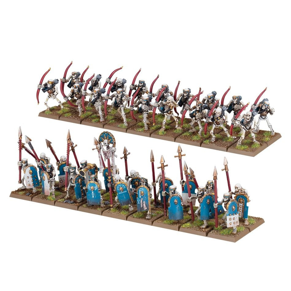 The Old World | Tomb Kings of Khemri | Skeleton Warriors | Plastic Unit Box