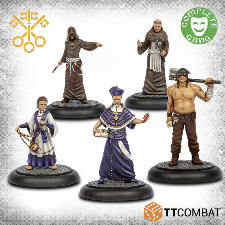 Carnevale | The Vatican Starter Gang | 28mm Plastic Unit | TTCombat | Miniature Kingdoms