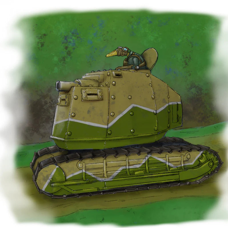 This Quar's War | Crusader Aithean Tractor| Plastic Vehicle Box