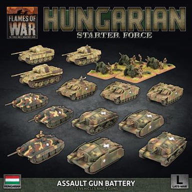 Flames of War | Hungarian | Hungarian Starter Force: Zrinyi Assault Gun Battery | 15mm Plastic Starter | Battlefront | Miniature Kingdoms