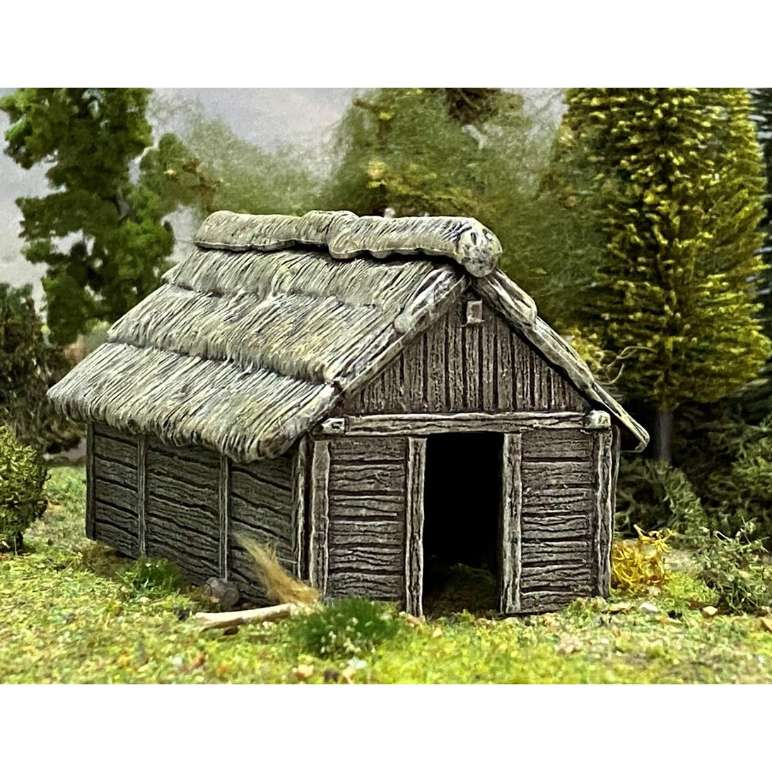 Renedra | Building Timber Outbuilding | 28mm Plastic Terrain | North Star Games | Miniature Kingdoms