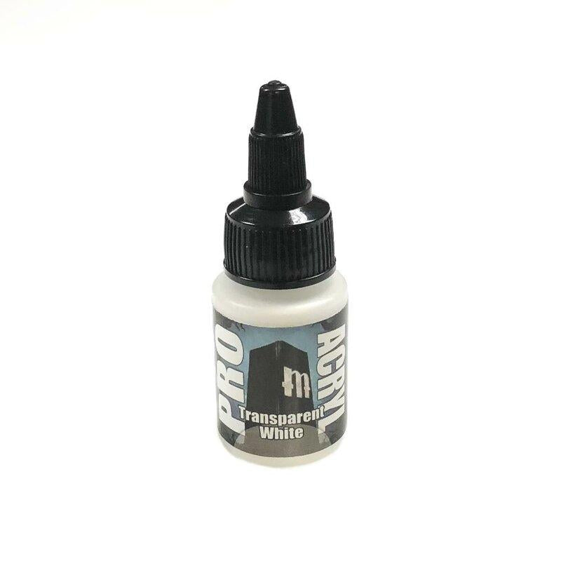 Pro Acryl | Transparent White | 22ml Individual Paint | Element Games | Miniature Kingdoms