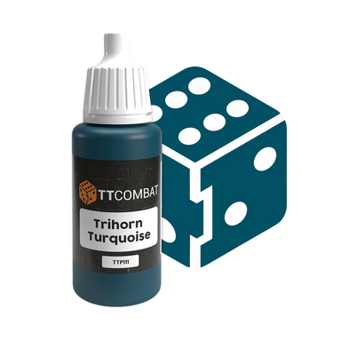 TTCombat | Trihorn Turquoise | 17ml Individual Paint | TTCombat | Miniature Kingdoms