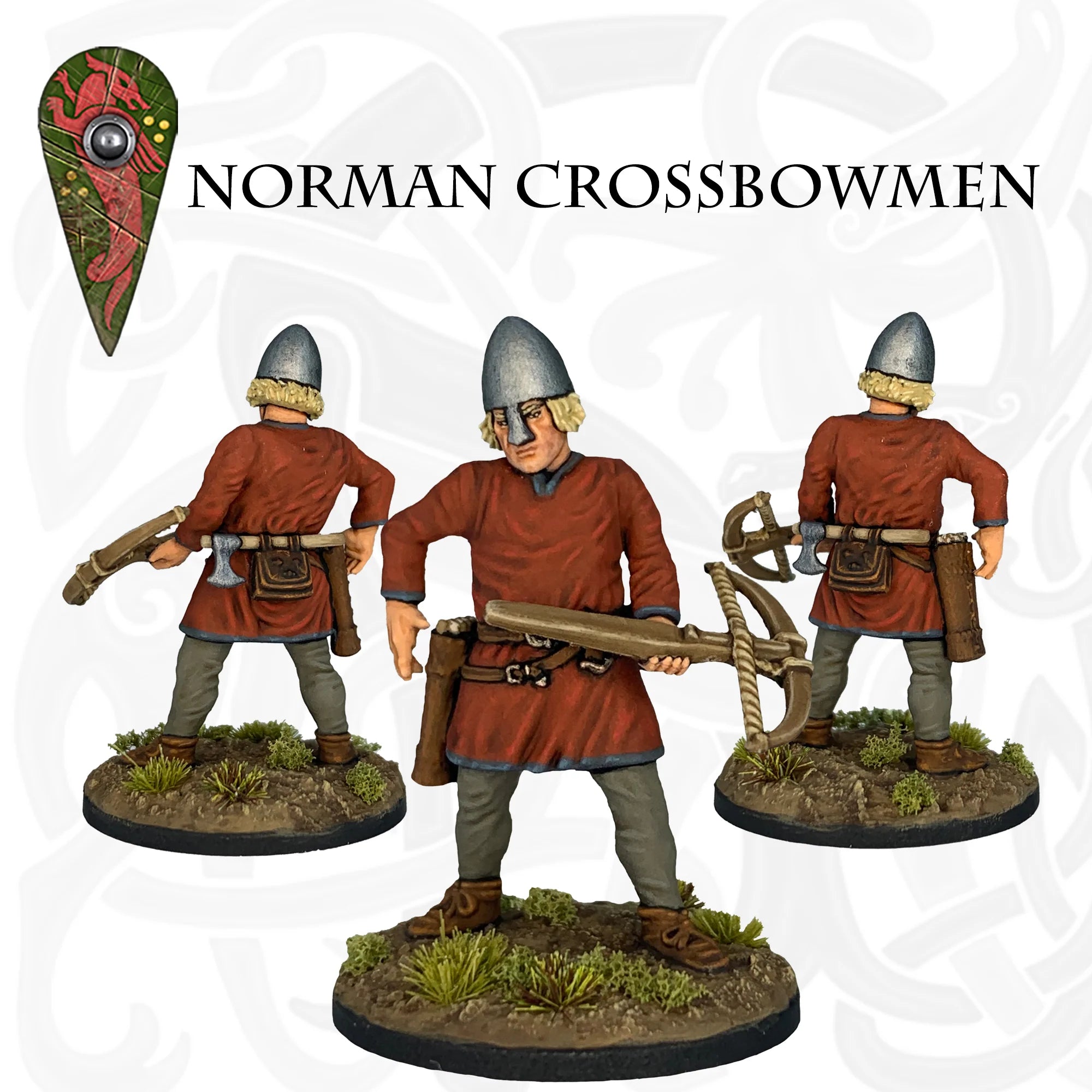 Victrix | Dark Ages Norman Crossbowmen | 28mm Plastic Unit | North Star Games | Miniature Kingdoms