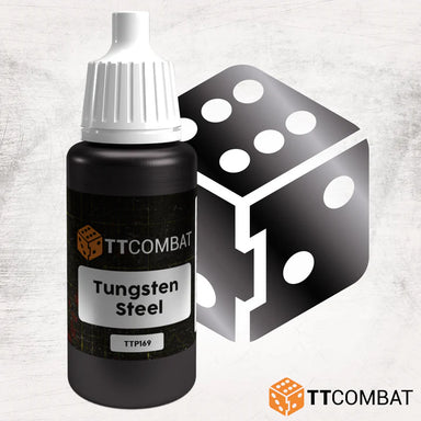 TTCombat | Tungsten Steel | 17ml Individual Paint | TTCombat | Miniature Kingdoms