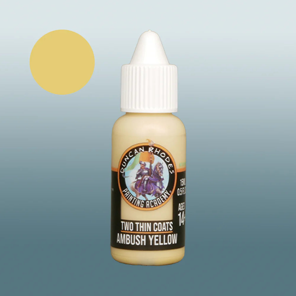 Two Thins Coats | Ambush Yellow | 15ml Individual Paint