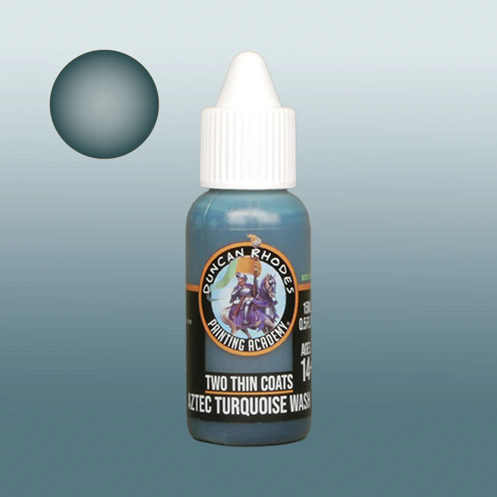 Two Thins Coats | Aztec Turquoise Wash | 15ml Individual Paint